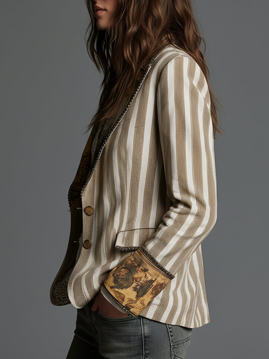 Blazer de rayas Suzanne