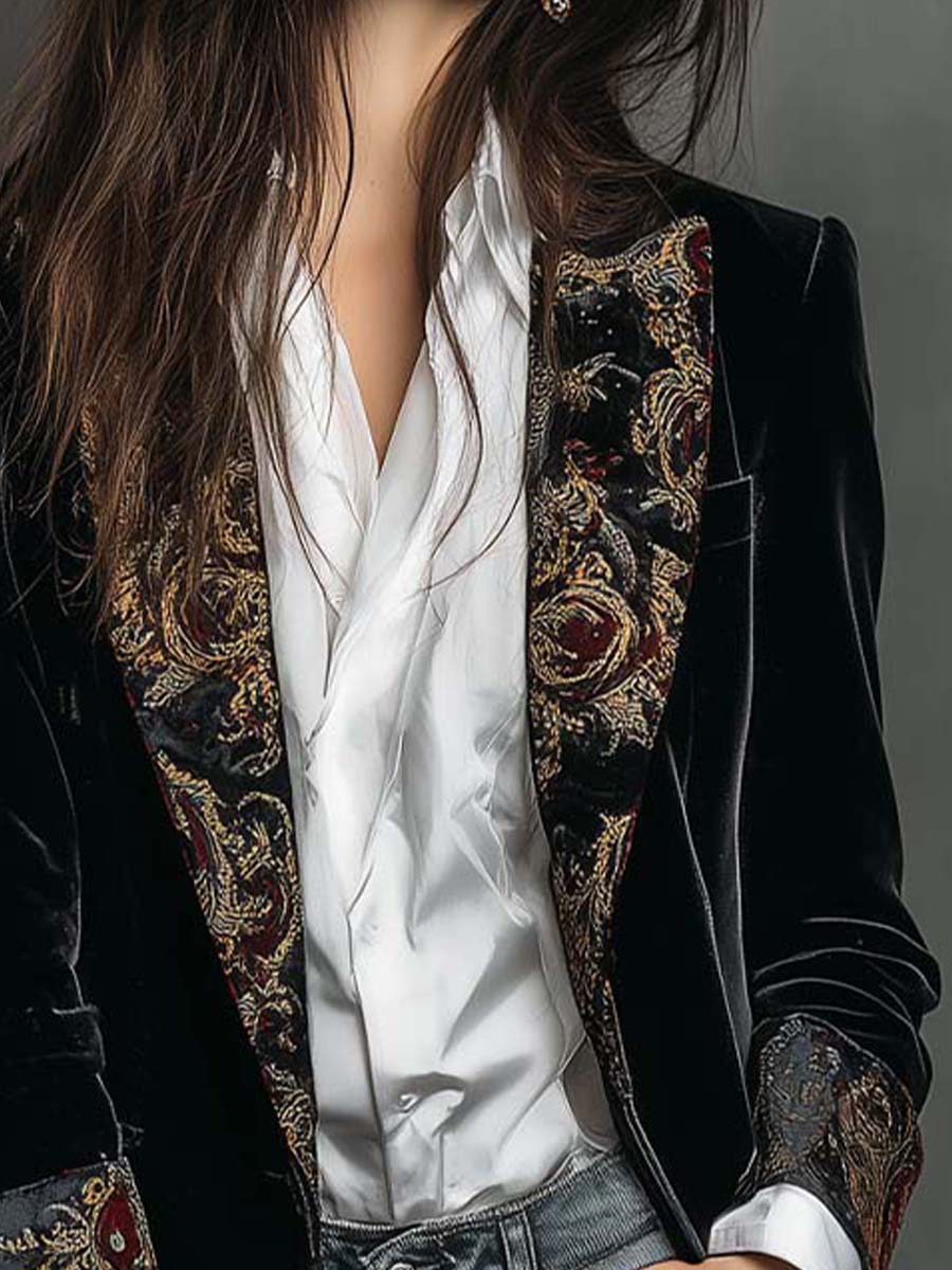 Blazer barroco Léontine
