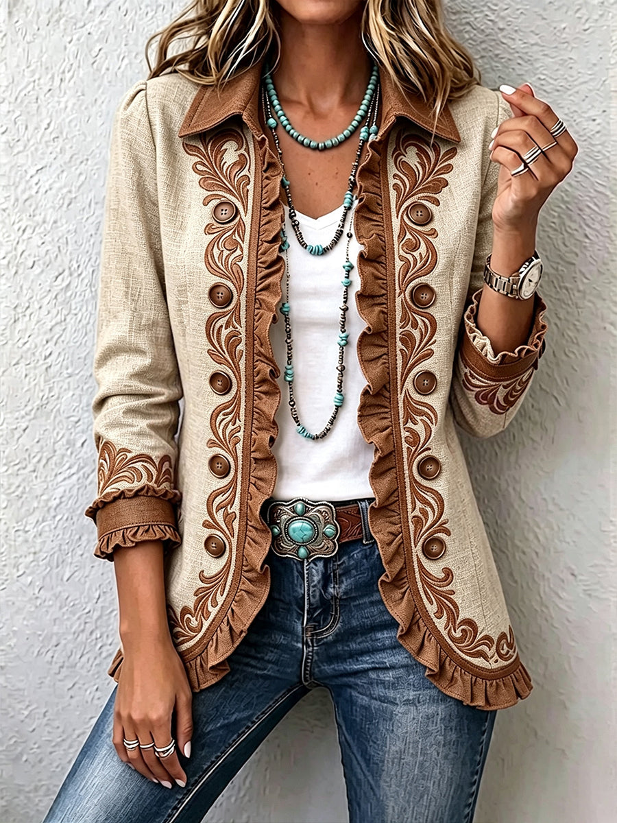 Chaqueta floral Pilar