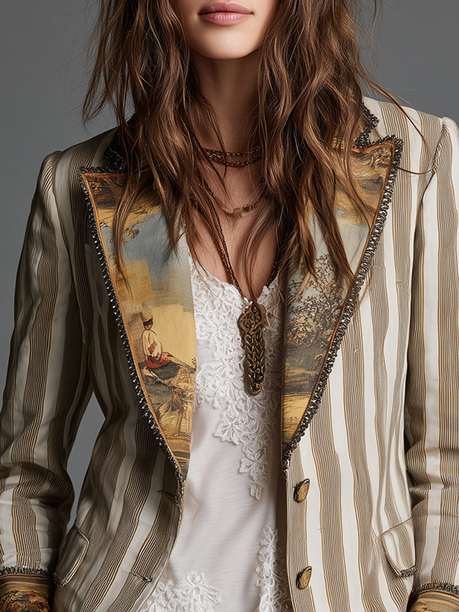 Blazer de rayas Suzanne